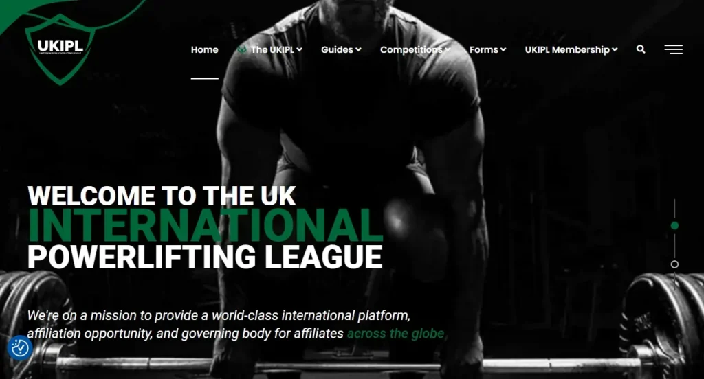 Powerlifting UK (IPL), website by Your Website Doctor